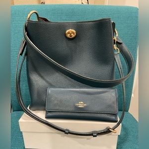 Coach Charlie Bucket Purse + Wallet